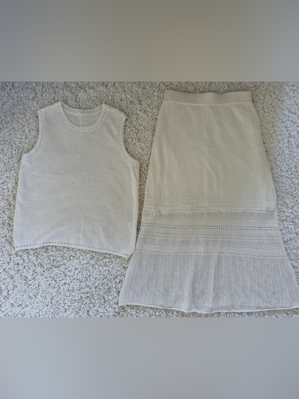 Summer Tank Top & Skirt Set